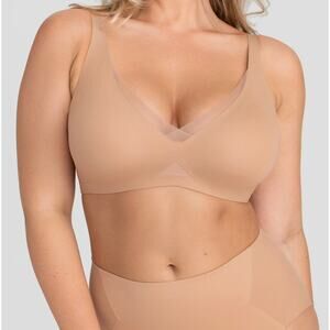 Honeylove Crossover Bra Sand 1X 40C/D EUC